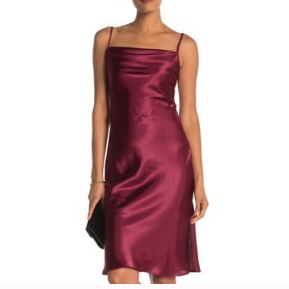Burgundy Bebe Dress - Silk - NWT size Small